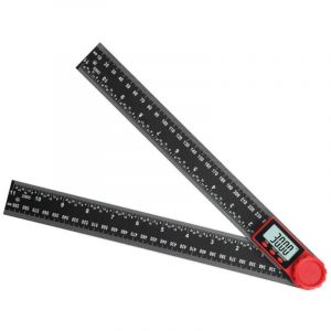 Rapporteur d'Angle Num&eacute;rique 2 en 1, LCD Digital Mesureur d'angle 11.8-inch 300mm Angle Gauge, Mise &agrave; Z&eacute;ro, Bascule de Degr&eacute; et Fonction de