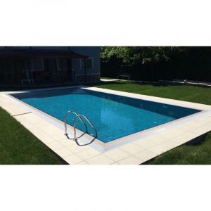 Mosa&iuml;que en verre press&eacute; pour piscines, bains et saunas 32.5cm x 51.5cm - Deep ocean