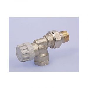 Sar robinet thermostatique pour radiateur 1/2bi.dr.coudé, acier inoxydable 0,90 m3 h 908