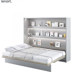 Bim Furniture - Lenart Lit escamotable bed concept 14 160x200 horizontal gris mat