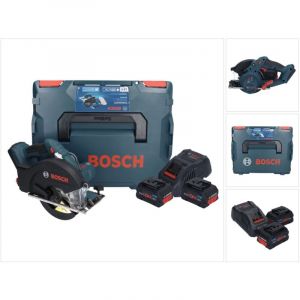 Bosch Professional - Bosch gkm 18V-50 Professional Scie circulaire portative métal sans fil 18 v 136 mm Brushless + 2x batterie ProCORE 8,0 Ah +