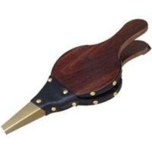 Soufflet pour Chemin&eacute;e, Souffleur Feu de Bois, Soufflets de Chemin&eacute;e, Soufflet de Feu en Bois, avec Sangle, pour Barbecue , Chemin&eacute;e, Po&ecirc;le &agrave; Bois,