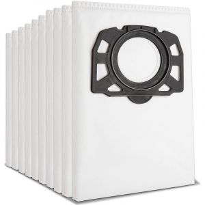 Lot de 10 sacs aspirateur pour Kärcher 2.863-006.0, Sacs Aspirateur pour Kärcher WD4 WD5 WD6 WD5P WD6P Premium MV4 MV5 MV6 p