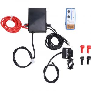 Luocute Kit de T&eacute;l&eacute;commande de Treuil sans Fil, R&eacute;cepteur de Treuil 12 V avec 2 T&eacute;l&eacute;commandes de Treuil sans Fil pour Camion SUV Voiture, Compatible