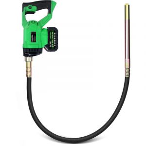 Vibrateur &agrave; B&eacute;ton sans Fil 6000U/min 850W 2M avec 4,0Ah Batt. Aiguille Vibrante Pour Beton est de 35 mm Vibration Vibreur &agrave; Ciment Portable pour