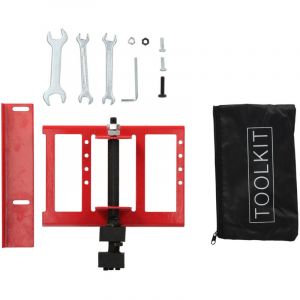 Scie &agrave; chane Mini Guide de coupe de bois Scie &agrave; chane verticale Fixation Scie &agrave; chane Moulin guid&eacute; pour menuisier.