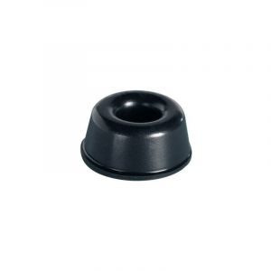 Pied d'appareil Pb Fastener BS-17-BK-R autocollant, rond noir (ø x h) 22.3 mm x 10.2 mm 6 pc(s) S17890