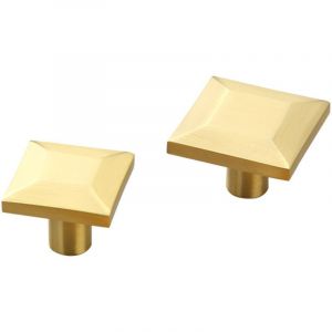 Poignee de Porte Laiton Massif Rond, Poign&eacute;e de Meuble, Poign&eacute;e Boutons de Tirage