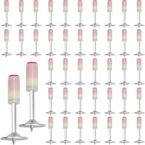 200 Pi&egrave;ces Cloueur Beton Clou Beton, Clous pour Mini-7,3 mm Cloueuse, Pistolet a Clou L'outil Parfait pour Fixation Murale en B&eacute;ton de Dispositif