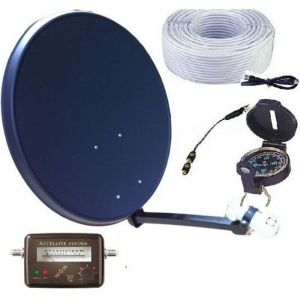 KIT PARABOLE 60cm + kit satfinder + cable 10m + L&hellip;