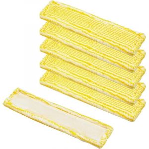 6 Pcs Chiffons de Nettoyage en Microfibre pour Karcher Bonnette Microfibre Lingette pour Lave Vitre Karcher WV2 WV5 Premium pour Nettoyeur Vitre