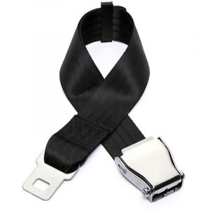 Extension de ceinture de s&eacute;curit&eacute; pour avion, Pi&egrave;ces de ceinture de s&eacute;curit&eacute; pour avions r&eacute;glables universelles avec boucle en acier inoxydable Clip