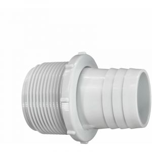 Hayward - Embout cannelé pour raccord tuyau flottant - 1-1/2 - ø 38 mm - Blanc - 3396