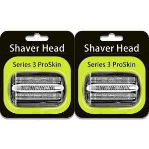 T&ecirc;tes de rasage de rechange Braun Series 3 32B, t&ecirc;tes de rasage Braun S3 (2 pi&egrave;ces)