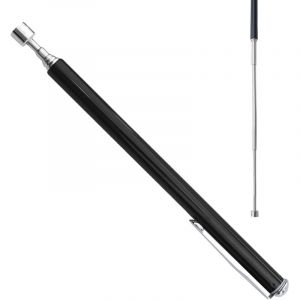 1 Pièces Aimant Telescopique,Tige Aimantée,Ramassage Magnétique,Acier Inoxydable Aimant Telescopique,Tige Télescopable Magnétiques,Outil de Ramassage