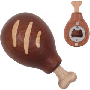 Ouvre-bouteille marron, 118,5 cm, aimant de r&eacute;frig&eacute;rateur mignon et original, d&eacute;coration de bureau.