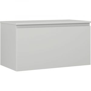 Mexen Orio armoire de salle de bain sous lavabo 90 cm avec plateau, 1 tiroir, gris mat - 91A10-09047-1-BFC62