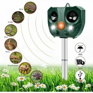 KZQ - jamais UTILISÉ]Répulsif ultrasonique pour chats, répulsif effaroucheur de chat, dissuasif d'effaroucheur ultrasonique, répulsif d'effaroucheur