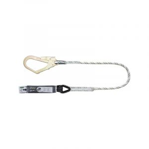 Longe antichute en corde tressée avec 1 mousqueton d'échafaudage - 1.5 m - FA3050215
