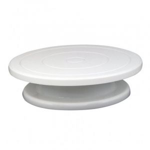 Plateau tournant pour gâteaux - Matériel de pâtisserie - Plateau tournant pour gâteaux Blanc