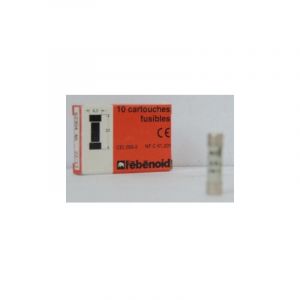 L'ebenoid - Fusible 4A cartouche 6.3X23mm gG usage domestique (boite de 10) 6kA 230V sans voyant ebenoid 062304
