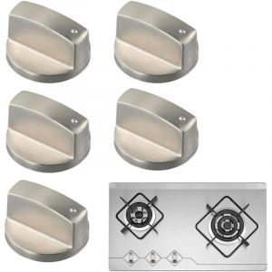 Bouton de commande de cuisini&egrave;re &agrave; gaz 6 pi&egrave;ces, interrupteur de bouton de commande de four de cuisini&egrave;re, 45 degr&eacute; 8 mm, adapt&eacute; aux cuisini&egrave;res de