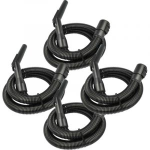 vhbw 4x Tuyau flexible compatible avec K&auml;rcher WD 2.500 M, A 2731 pt, A 2801 plus, WD 2.200, WD 2 aspirateurs - 2 m, poign&eacute;e