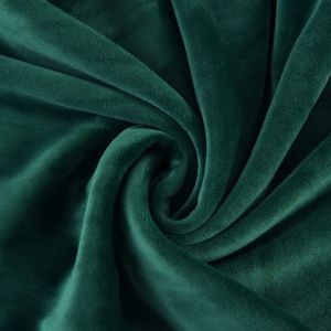 HOUSSE de chaise VELOURS VERT BOUTEILLE taille L GRAND DOSSIER HAUT 70cm