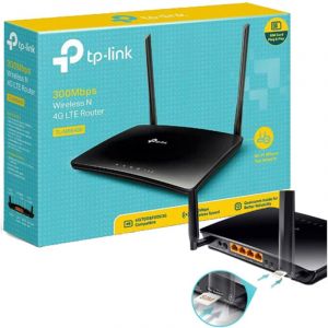Tp-link Tl-mr6400 Routeur Sans Fil 4g Lte Wi-fi N300 Avec Carte Sim Data Modem