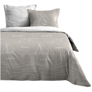 Housse de couette + taies 240x260cm Mer et Terre