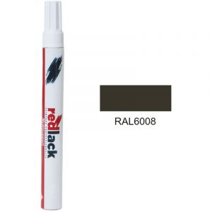 Peinture feutre retouche Vert brun RAL 6008 Mat multisupport Redlack