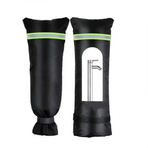 Housse Robinet Ext&eacute;rieur, 2pcs 63x33cm Couvercle Antigel pour Robinet d'Hiver, Protection Robinet Exterieur, Housse de Robinet de Jardin Imperm&eacute;able,