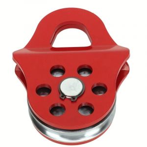 Poulie de Remorquage de Bloc D'arrachement, Bloc D'arrachage de Treuil à capacité de de 4T, Accessoire de Treuil de Récupération Tout-Terrain Robuste