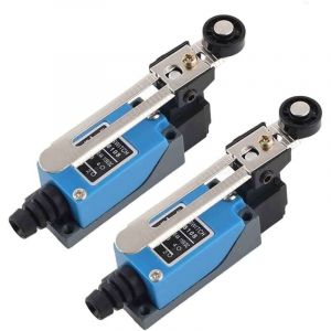 2pcs ME-8108 Interrupteur De Fin De Course à Levier à Galet Fin De Course CNC Fin De Course Interrupteur à Galet pour Interrupteurs De Commande