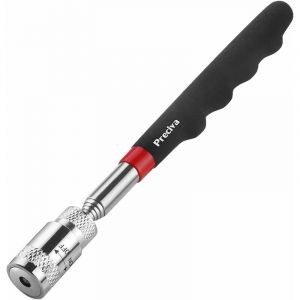 Outil de Ramassage Aimanté Télescopable Ramasse Magnétique avec Poignet en Mousse et lcd Ramasse Extensible de 19 à 69cm Idéal pour les Coins et les