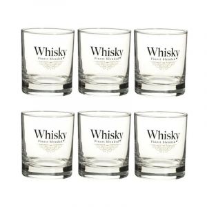 Lot de 6 Verres à Whisky "Blend" 30cl Transparent