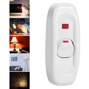 5Pcs AC 250V 10A Compact en Plastique On/Off Interrupteur &agrave; Bascule Interrupteur &agrave; Bascule Led Interrupteur en Ligne Cordon Lumi&egrave;re Interrupteur de