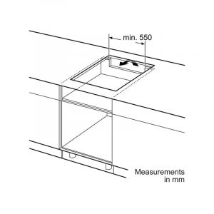 Bosch - Table de cuisson PUE612BB1J Induction Nombre de brûleurs/zones de cuisson : 4 Tactile Minuterie Blanc