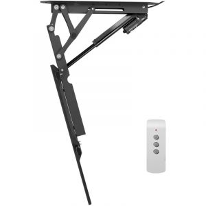 Mophorn - a motorisé le bâti de plafond tv pour 32 à 65 tv de pouce. Support de plafond réglable électrique pour téléviseur avec support rabattable