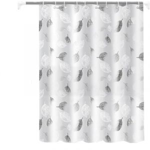 Rideau de Douche, Rideau de Baignoire, Anti Moisissure, Imperm&eacute;able, pour Salle de Bain,120 X 180cm