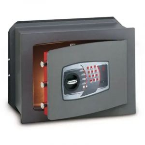 TECHNOMAX &ndash; Coffre-fort &agrave; emmurer &agrave; combinaison &eacute;lectronique digitale, certifi&eacute; EN 14450:18-S1, 5 p&ecirc;nes, 27 L, 34x46x24 cm