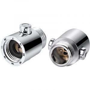 Stop Douche, 2 Pièces Robinet D'arrêT du Pommeau de Douche G1/2, Economiseur D'eau pour Douche Fabriqué en Matériau ABS de Haute qualité, Convient
