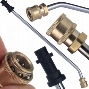 Rosfix Lance Haute Pression 58 cm 30&deg; &ndash; Inox et Laiton, Raccord Ba&iuml;onnette K&auml;rcher K + Connecteur 1/4" compatible avec nettoyeur haute pression