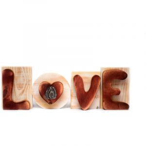 Shih Tzu, Shi tsu, Shi-Tzu, Szi-cu, Szitzu I - panneau LOVE en bois, décoration d'intérieur avec chien, charmante décoration d'étagère par Art-Dog