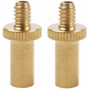 Cyclingcolors - 2x raccord de pompe embout de gonflage universel Presta vers Dunlop Chambre à air connecteur Adaptateur Pneu compresseur vélo voiture