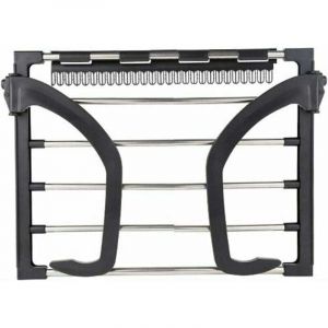 Radiateur Étendoir à Linge, Étendoir à Linge, Rails de Séchage à Linge Étagère de Rangement Portable pour Serviette d'intérieur Tube Circulaire