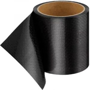 Ruban adh&eacute;sif imperm&eacute;able, noir, 150 mm x 10 m, 1 rouleau Ruban adh&eacute;sif pour ch&acirc;ssis de camping-car, ruban &eacute;lastique imperm&eacute;able