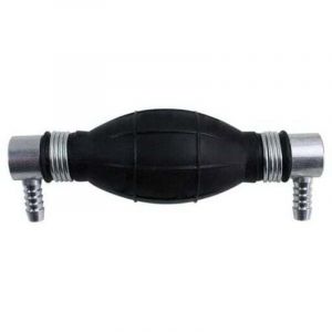 Pompe Poire d'Amor&ccedil;age pour Syst&egrave;me Alimentation Carburant Gasoil Essence Diesel 8mm Coude 90&deg; Universel npterbl