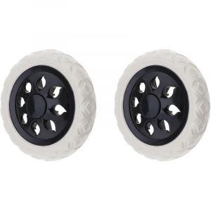 Lot de 2 roues de rechange pour fauteuil roulant - Roues avant de rechange pour chariot de courses, d&eacute;ambulateur, bagages, chariot de voyage