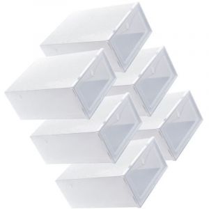 Bo&icirc;te de rangement pour chaussures - - 6 pi&egrave;ces - Empilable - Plastique - 33x23x13 cm